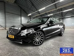 Zwart Gebruikt 2013 Mercedes E200 Ambition Cabriolet | € 17.495 (Super prijs)
