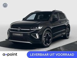 Zwart Nieuw 2025 VW T-Cross R-line Edition SUV | € 43.295 (Duur)