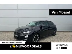 Zwart Nieuw 2025 Peugeot e-208 Allure Hatchback | € 32.940 (Eerlijke prijs)