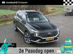 Zwart Gebruikt 2022 Hyundai Santa Fe Premium SUV | € 29.950 (Super prijs)
