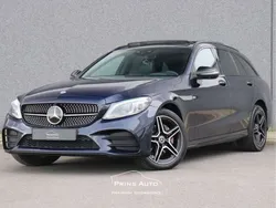 Blauw, metallic lak Gebruikt 2018 Mercedes C220 Premium Plus Stationwagen | € 23.395 (Eerlijke prijs)