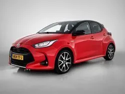 Rood, metallic lak Gebruikt 2021 Toyota Yaris Style Hatchback | € 22.895 (Iets duurder)