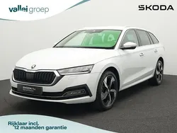 Wit, metallic lak Gebruikt 2021 Skoda Octavia Business Line Stationwagen | € 22.450 (Iets duurder)