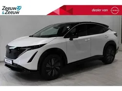 Wit pearl / zwart dak Nieuw 2024 Nissan Ariya Evolve SUV | € 42.969 (Goede deal)