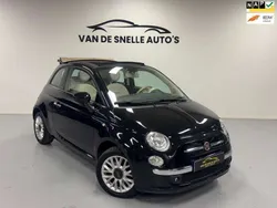 Zwart Gebruikt 2015 Fiat 500C Lounge Cabriolet | € 6.990 (Goede deal)