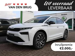 Wit, metallic lak Nieuw 2025 Skoda Enyaq iV SportLine SUV | € 58.335 (Iets duurder)