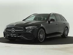 Donker 197 obsidiaanzwart metaalkleur metallic Gebruikt 2024 Mercedes C200 AMG line Stationwagen | € 52.995 (Duur)
