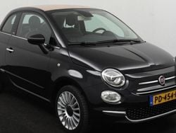 Zwart Gebruikt 2017 Fiat 500C Lounge Cabriolet | € 8.880 (Goede deal)