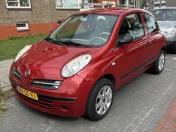 Rood Gebruikt 2006 Nissan Micra Visia Hatchback | € 4.000 (Iets duurder)