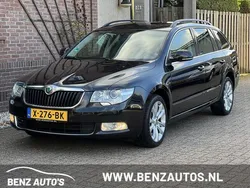 Zwart Gebruikt 2012 Skoda Superb Business Line Stationwagen | € 14.999
