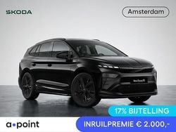 Zwart Nieuw 2025 Skoda Enyaq iV RS SUV | € 57.949 (Super prijs)