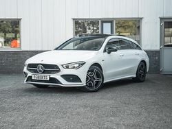 Wit Gebruikt 2020 Mercedes CLA250e Shooting Brake AMG line Stationwagen | € 26.500 (Eerlijke prijs)
