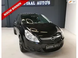 Zwart Gebruikt 2009 Opel Corsa Selection Hatchback | € 2.249 (Eerlijke prijs)