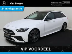 Wit Gebruikt 2022 Mercedes C180 AMG line Stationwagen | € 48.945 (Duur)