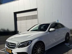 Wit Gebruikt 2015 Mercedes C200 AMG line Sedan | € 22.500