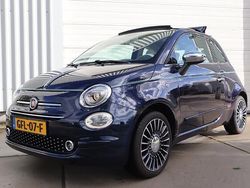 Blauw (metallic) Gebruikt 2017 Fiat 500C Lounge Cabriolet | € 13.945 (Duur)