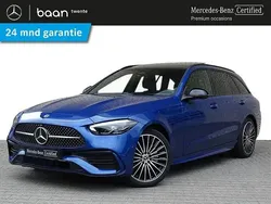 Blauw Gebruikt 2025 Mercedes C300e AMG line Stationwagen | € 59.900 (Duur)