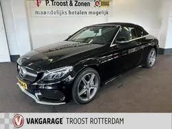 Zwart, metallic lak Gebruikt 2017 Mercedes C250 AMG Cabriolet | € 33.450 (Iets duurder)