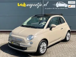 Bruin Gebruikt 2015 Fiat 500C Lounge Cabriolet | € 9.990 (Iets duurder)