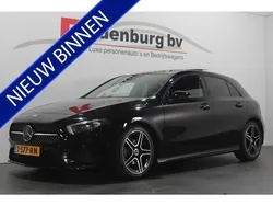 Zwart, metallic lak Gebruikt 2021 Mercedes A180 AMG line Hatchback | € 25.945 (Goede deal)