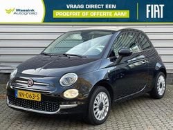 Zwart Gebruikt 2017 Fiat 500C Lounge Cabriolet | € 10.490 (Eerlijke prijs)