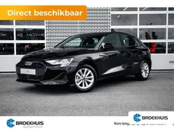 Zwart Nieuw 2025 Audi A3 Sportback Proline Hatchback | € 34.900 (Super prijs)