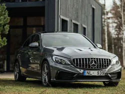Grijs Gebruikt 2016 Mercedes C180 AMG line Sedan | € 29.500
