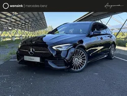 Obsidiaanzwart Nieuw 2024 Mercedes C180 AMG line Stationwagen | € 59.850 (Goede deal)