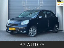 Zwart Gebruikt 2013 Nissan Micra S Hatchback | € 5.750 (Super prijs)