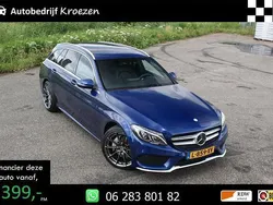 Blauw Gebruikt 2015 Mercedes C180 Ambition Stationwagen | € 18.950 (Eerlijke prijs)