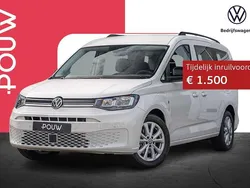 Wit Nieuw 2025 VW Caddy Maxi Life MPV | € 45.750 (Iets duurder)