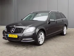 Zwart Gebruikt 2012 Mercedes C180 Avantgarde Stationwagen | € 9.500 (Goede deal)