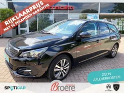 Zwart Gebruikt 2021 Peugeot 308 Style Stationwagen | € 15.400 (Goede deal)
