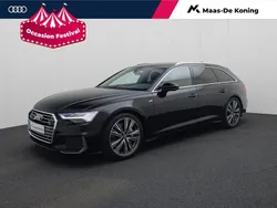 Zwart Gebruikt 2022 Audi A6 Design Stationwagen | € 39.740 (Super prijs)