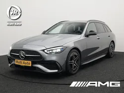 Grijs, metallic lak Gebruikt 2021 Mercedes C180 AMG Stationwagen | € 34.890 (Eerlijke prijs)