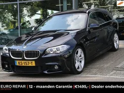 Zwart, metallic lak Gebruikt 2016 BMW 520 M Sport Stationwagen | € 21.995 (Duur)