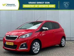 Rood Gebruikt 2020 Peugeot 108 Style Hatchback | € 9.340 (Eerlijke prijs)