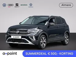 Zwart Gebruikt 2024 VW T-Cross Style SUV | € 29.949 (Iets duurder)