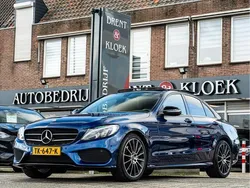Blauw, metallic lak Gebruikt 2018 Mercedes C180 Sport Edition Sedan | € 29.950 (Iets duurder)