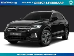 Zwart Nieuw 2025 VW T-Roc R-line Edition SUV | € 49.395 (Duur)