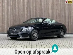 Zwart, metallic lak Gebruikt 2017 Mercedes C250 AMG Cabriolet | € 32.900 (Duur)