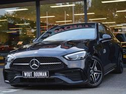 Zwart Gebruikt 2022 Mercedes C200 AMG line Stationwagen | € 39.900 (Eerlijke prijs)