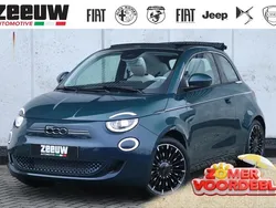Blauw Gebruikt 2021 Fiat 500e La Prima Cabriolet | € 23.900 (Eerlijke prijs)
