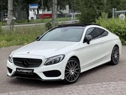 Wit, metallic lak Gebruikt 2016 Mercedes C200 AMG Coupé | € 19.950 (Super prijs)