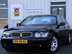 Blauw, metallic lak Gebruikt 2004 BMW 745 Executive Sedan | € 10.900