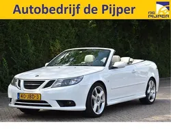 Wit, metallic lak Gebruikt 2009 Saab 9-3 Cabriolet Vector Cabriolet | € 20.950 (Duur)