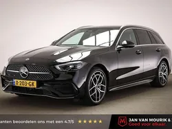 Zwart Gebruikt 2022 Mercedes C300e AMG line Stationwagen | € 38.250 (Goede deal)