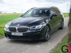 Zwart Gebruikt 2021 BMW 530 M Sport Stationwagen | € 47.900
