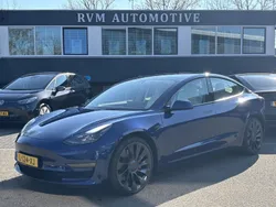 Blauw Gebruikt 2021 Tesla Model 3 Performance Sedan | € 31.399 (Eerlijke prijs)