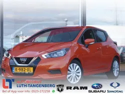 Oranje, metallic lak Gebruikt 2021 Nissan Micra Acenta Hatchback | € 14.950 (Eerlijke prijs)